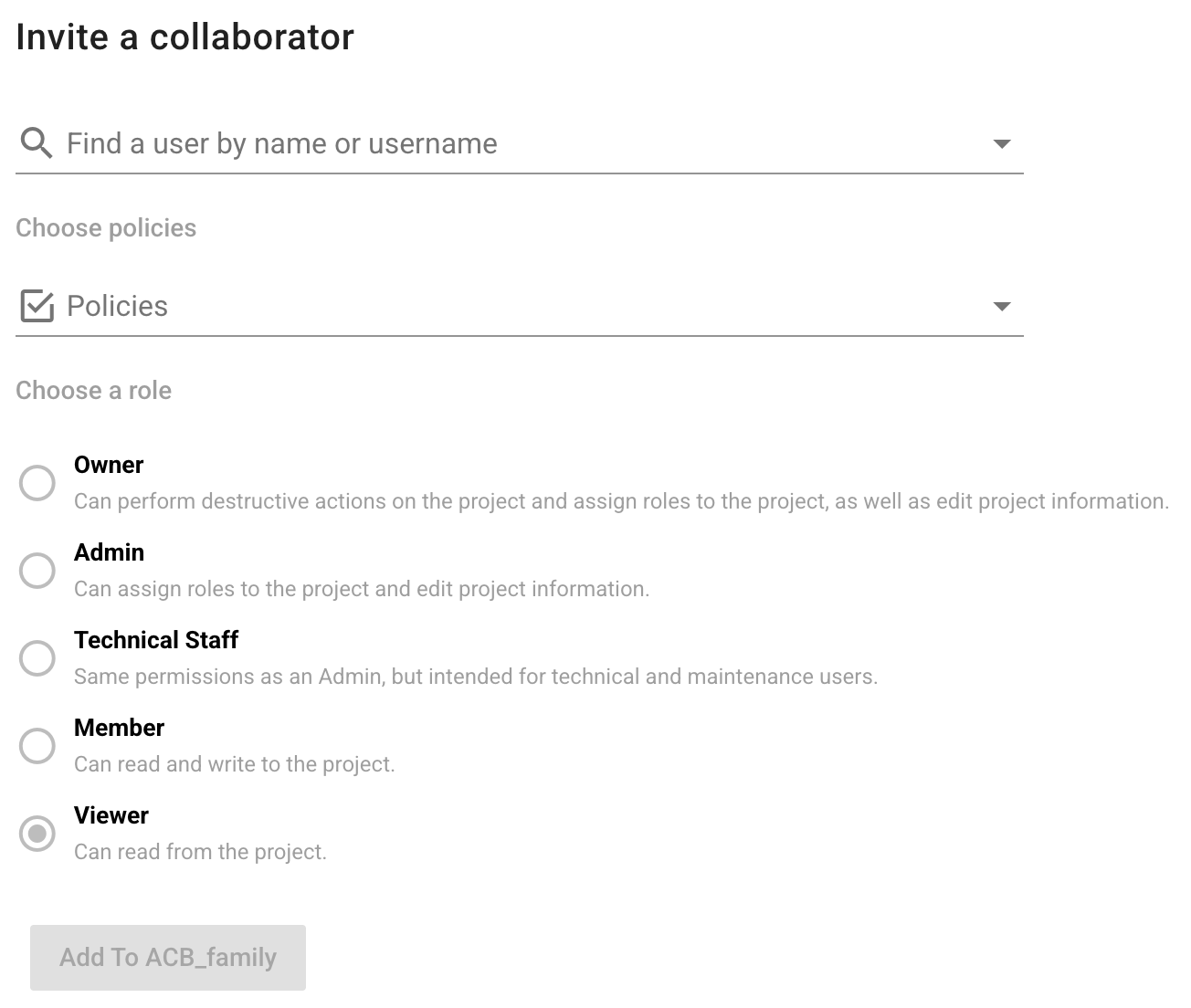 grant user access