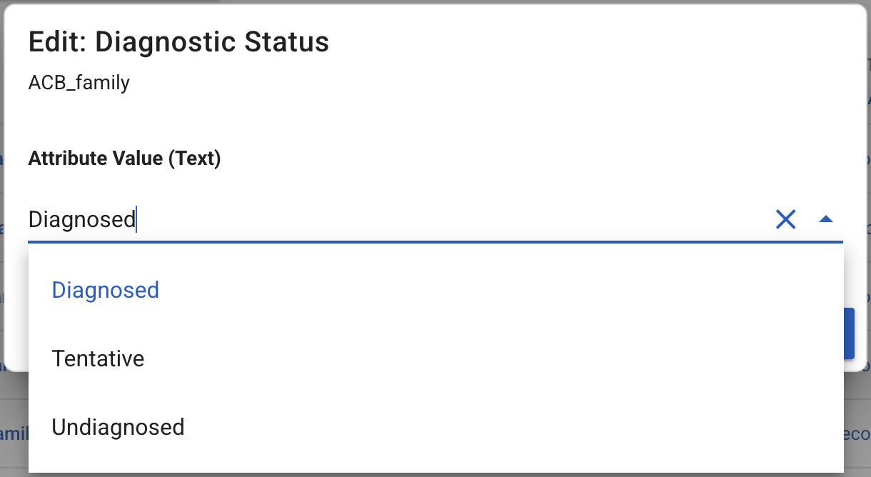 using predefined values